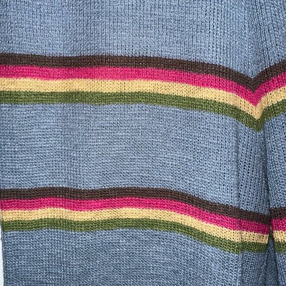 Free People FP Beach Mariner Stripe Sweater Knit Pants Size Small - Picture 4 of 13